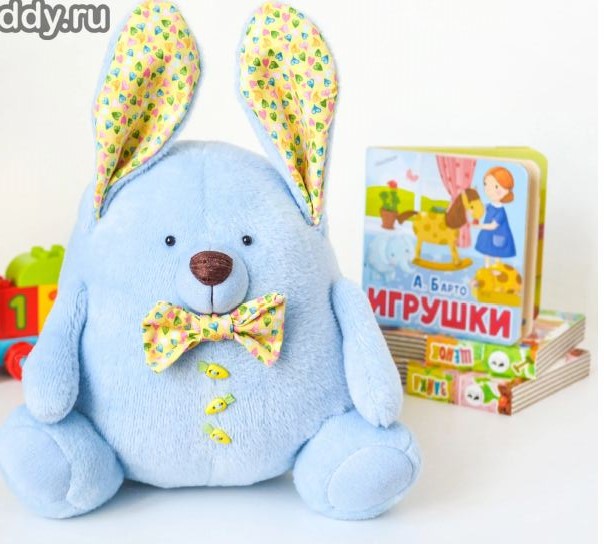 Выкройка мягкая плюшевая игрушка смешной заяц